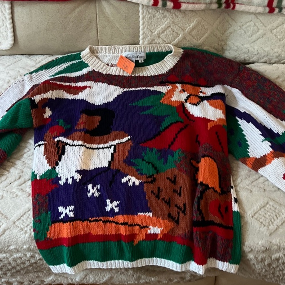 Colorful Graphic Sweater